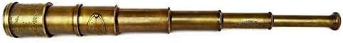 Brown Antique Victorian Marine Old Antique Telescope 18" Inch Maritime Nautical Brass Spyglass a Gift Items