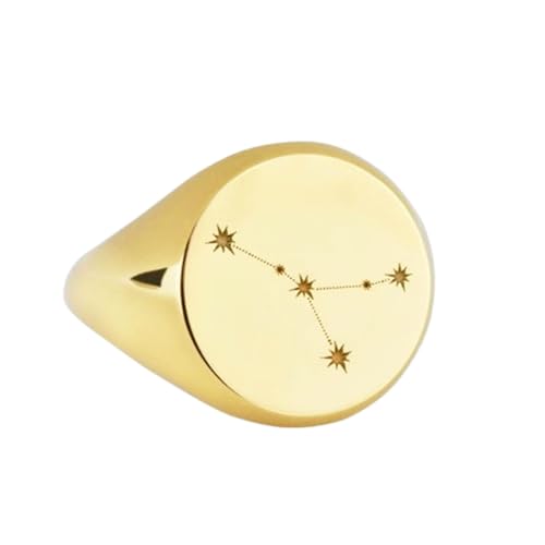 Bague Constellation Cancer en argent et chevalière ronde pour votre style quotidien