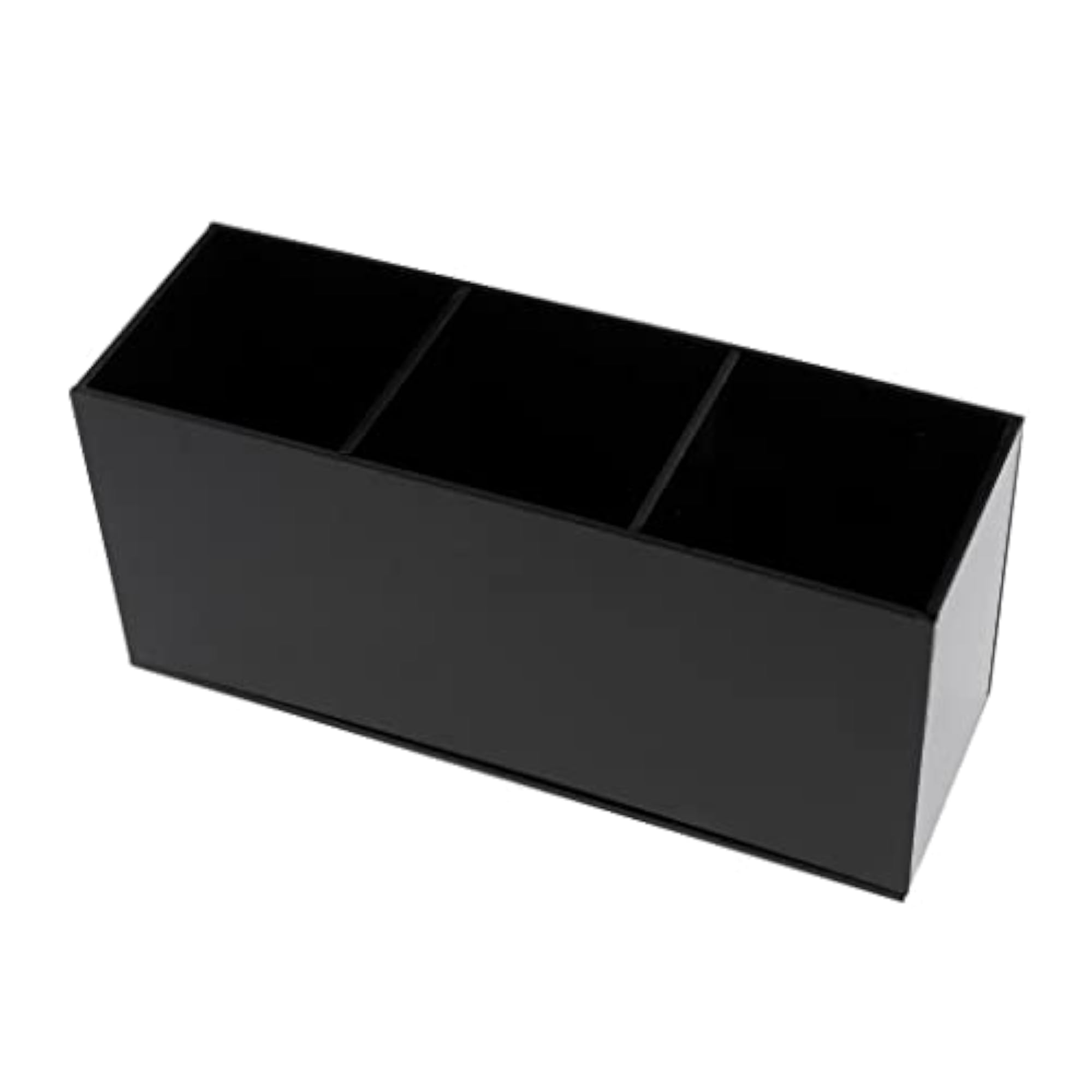 3xBlack Acrylic Brush Organizer Holder
