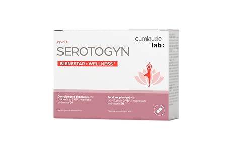 CUMLAUDE Serotogyn - Complemento Alimenticio Para Disminuir Los Sofocos Durante La Menopausia - 60 Cápsulas, One size, 100 ml