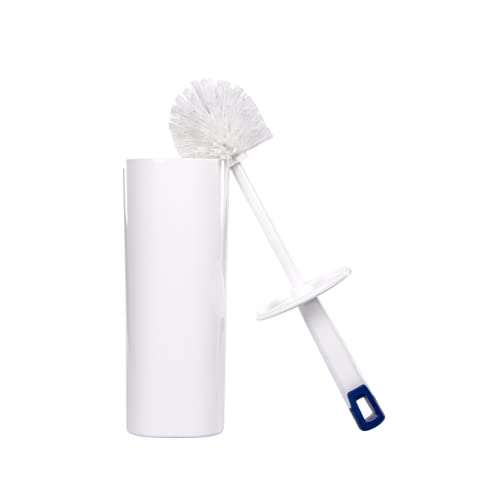 Escova Sanitária Antirrespingos com Suporte, Cor Branca, Linha Sanilux, Bettanin.