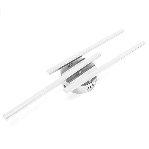 Plafonnier haut de gamme en aluminium et fer luminaire salon 3 bandes LED design épuré