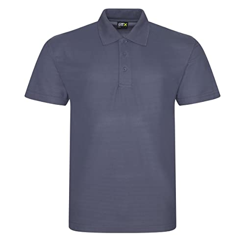 PRORTX RX105 Pro Polyester Polo Shirt - Solid Grey - M