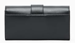 Armani Exchange Women's Sustainable, Wonder, Wallet on Chain Zip Around, Black, Siyah, Ölçü Birimi - Görsel 3