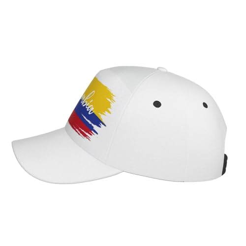 Gorra de béisbol bandera de Colombia unisex verano miniatura 5