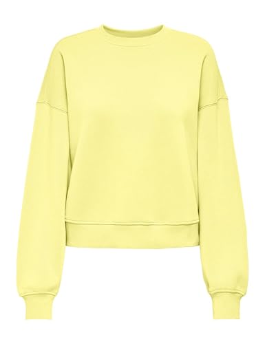ONLY Onlbest L/S Crew Neck SWT Noos, Lemon Meringue., M