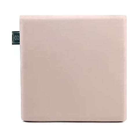 Windplusya Chair Cushion, Dining Chair Seat Cushions Memory Foam Pads Square Cotton Chair Pads for Home, Office, Car (Light pink) Cover