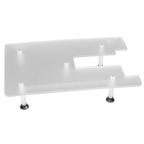 Anschiebetisch für Bernette b77 und b79 - zur Vergrößerung der Arbeitsfläche 600 x 400 mm