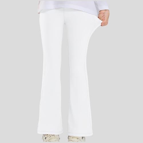 Girls Flare Leggings High Waisted Bootcut Yoga Pants Casual Dance Workout Pants Activewear Kids Bell Bottoms2