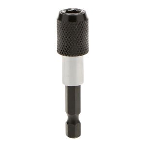 Buy Chrome 1/4" Drive Shank Quick Change Holder Hex Bit Drill Chuck ...