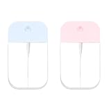 MUNZE Travel Essentials, 2 Sprühflaschen 45Ml Wiederverwendbar Mini Parfümzerstäuber Hellblau Hellrosa Für Kosmetik Körperpflege Reise