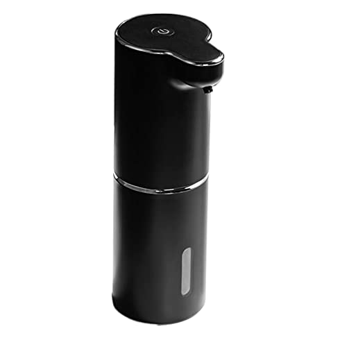 JINGYAN Dispensadores de loción y de jabón Automatic Soap Dispensers Bathroom Smart Washing Hand Machine with Charging White(Schwarz)