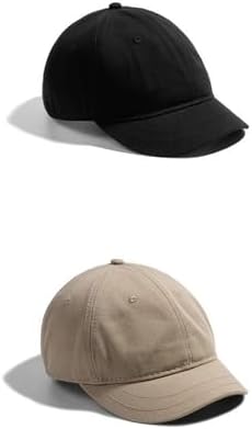 Adjustable Mens and Womens Sun Hat Short Brim Baseball Cap
