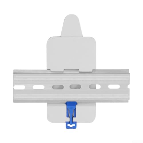 Smart Home Automation DIN Rail Tray Bracket Adjustable for Modules For Basic ForRF ForPow ForTH1016 ForDual ForG1 Compatible with Secure Blue Push Mechanism