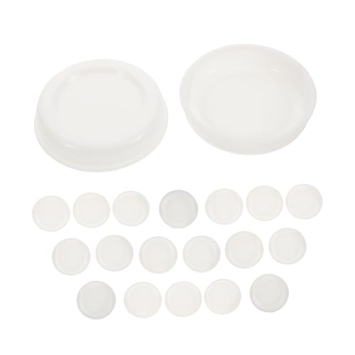 BEBEMOKO Versatile Storage Tubes Caps 30pcs Mail Tube Caps for Cylindrical Paper Tube Cardboard Roll Tube