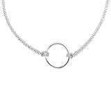 Silpada 'Karma Central' Choker Pendant Necklace in Sterling Silver, 14' + 2'