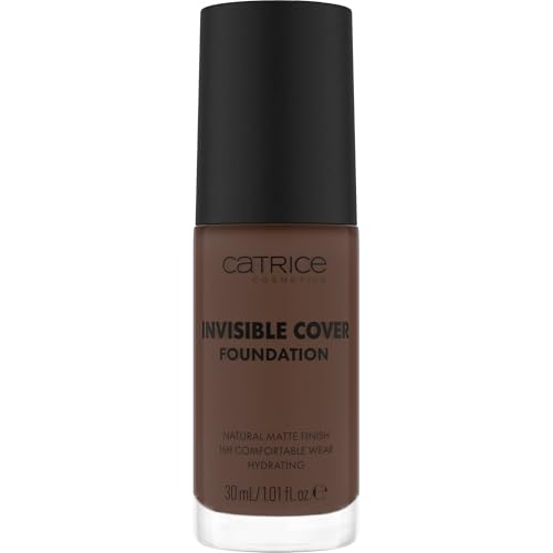 Catrice Cosmetics Base Invisible Cover, hidratar/humectar, de larga duración, matificante, natural, mate, 30 ml