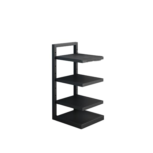 Organizador para ollas y sartenes debajo del fregadero para ordenar tu cocina con estante negro