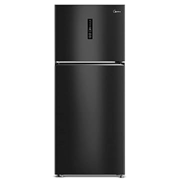 Geladeira Frost Free Midea Duplex 411L cor preta com desodorizador Active-C Fresh - 220V