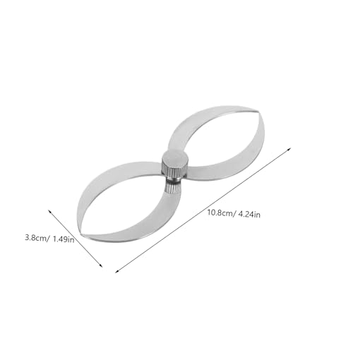Calibrador de doble extremo Luxshiny para carpintería, calibre de espesores en acero inoxidable para medir espesores de paredes y cuencos miniatura 2