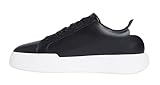 Traction exceptionnelle Calvin Klein LTH Ym0Ym01344 Chaussures Basses à Lacets pour Homme Noir (Noir/Blanc/Noir), Pointure 40
