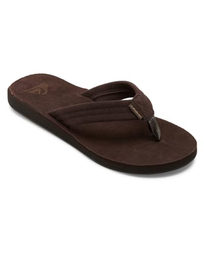 Quiksilver Herren Carver Suede Pl Sandale, Brown 1, 39 EU