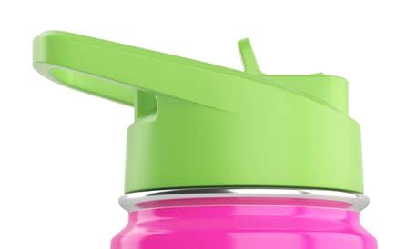 Replacement Lid for Kids Water Bottle Green, Multicolor, 343 ml - Image 4