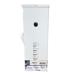 Sanitary Napkin and Tampon Dispenser Prefilled Free Vending White Metal