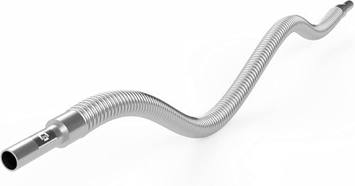 Image of 1 /4 inch OD Tube Small Size Bellow Hose fit swagelok Compression Fittings (tube ending = 1 /4 inch, end to end length = 5 feet / 5ft)