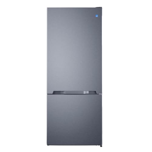 Summit 28' Bottom Freezer Refrigerator, Refrigerator- Freezer, Energy Star, Stainless Steel - FFBF154SS (Right Hand Door)