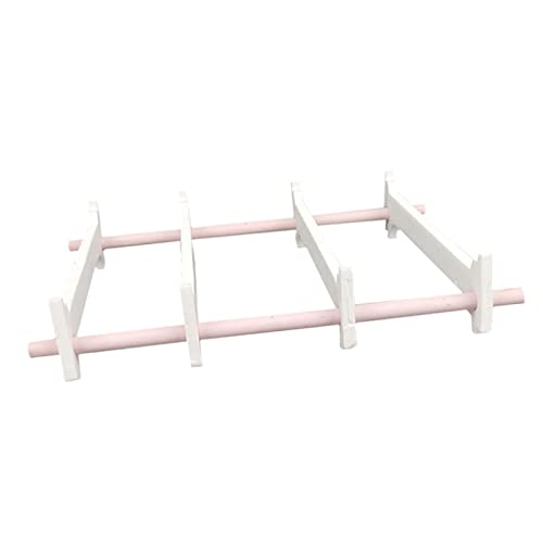 SM SunniMix Ceramic Jewelry Hanging Burning Bracket, Stacking Stand Strong Support Detachable Refractory Reusable Rods Rack for Tool Crafts