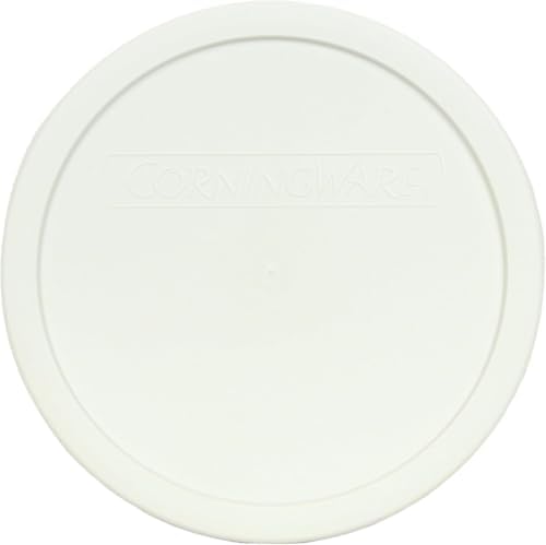 CorningWare FS5 1.5 qt / 1.4 L Round French White Casserole Dish, G-5C Clear 1.5 qt Fluted Glass Lid and F-5-PC 1.5qt French White Lid - Thumbnail 5