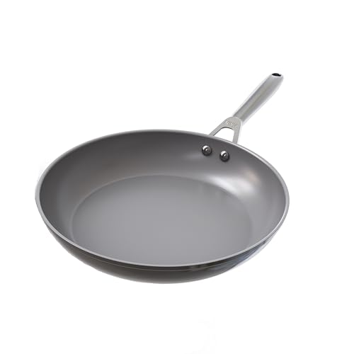 Ninja ZEROSTICK Ceramic Pro 32 cm Frying Pan, Scratch Resistant, Made PTFE-Free, All Hob Compatible, Black, CW30032UK