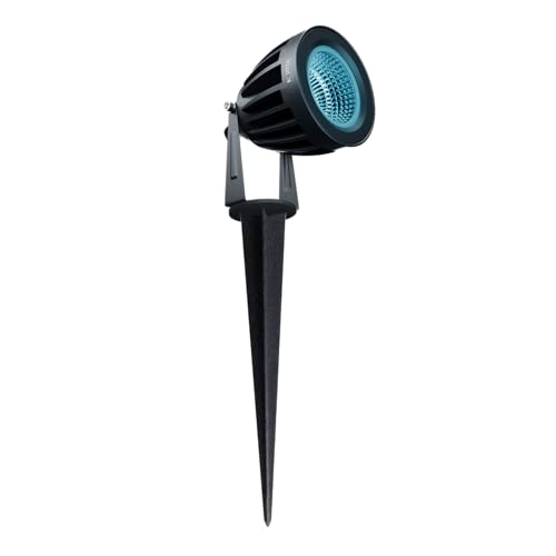 Image of Nortek Hydra 12W Led Garden Light Adjustable Waterproof Outdoor Garden Lights, Led Spot Light and Spike Light for Garden Decor, Aluminum Die Cast Body, Rustproof Led Light. (ICY Blue, 1)