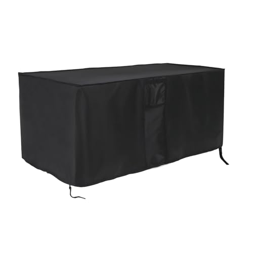 Jungda Outdoor Storage Box Cover for Keter XXL 230 Gallon Plastic Deck Storage Container Box,Waterproof Patio Storage Box Covers - 58 x 33 x 34 Inch