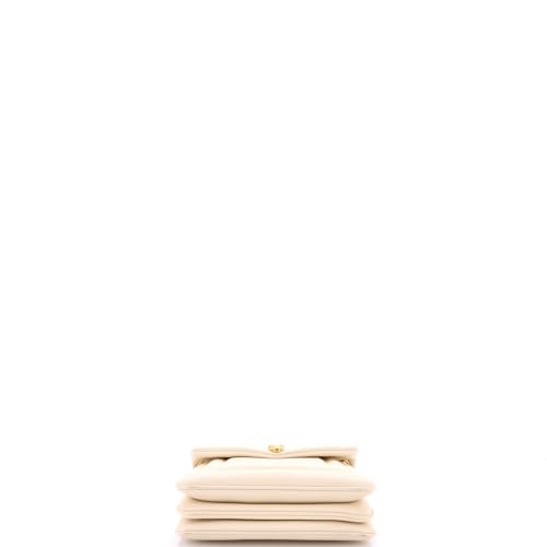 Pre-Loved Serpenti Reverse Shoulder Bag Leather Small, Neutral4