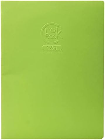 Clairefontaine - Ref 60338C - Crok'Book Portrait Staplebound Sketchbook - 17 x 22cm, 160gsm Paper, Acid Free, pH Neutral, 20 White Pages - Random Colour Cover