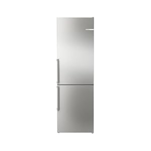 Bosch KGN36VIBT, serie 4, koel-vriescombinatie, 186 x 60 cm, 218 l koelen + 103 l vriezen, roestvrij staal met anti-vingerafdruk, NoFrost, VitaFresh XXL voor langer vers, flessenhouder, optimale