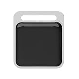 Smart Tracker Wireless Mini GPS Tracker Anti-lost Alarm Key Child Bag Wallet Finder APP GPS Record Smart Tag for Phones(Black GPS Tracker)