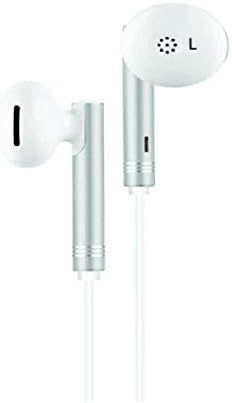 Gadgetbucket Un-Tech Wired Earphone Headphone with 3.5mm Jack & Mic for All Smartphones Iphones-GH59 (White)