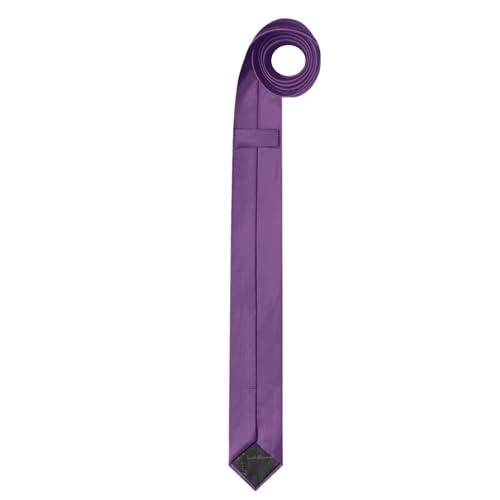 Image of Jacob Alexander Ultra Skinny 1.5 inch Men's Solid Necktie