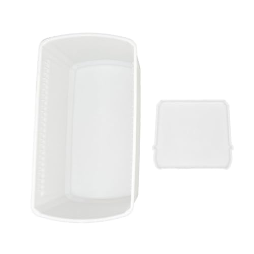 Paneras de plástico para almacenamiento de pan, práctico almacenamiento de pan para uso doméstico, contenedor de almacenamiento de pan, fácil de limpiar, organizador de pan, práctico almacenamiento de