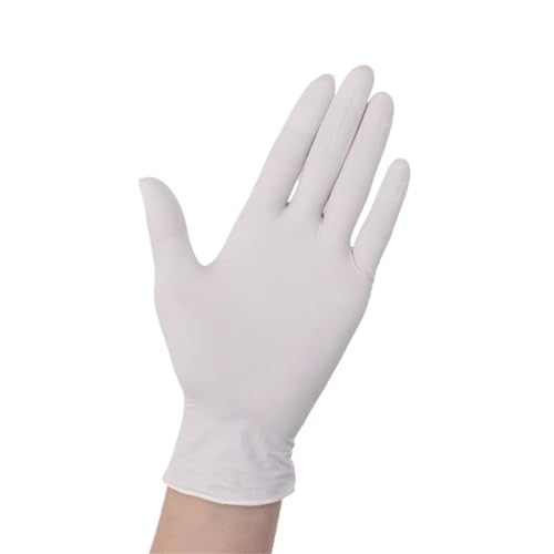 100 Guantes Desechables for Cocina, Limpieza, teñido del Cabello y Manualidades. para Hogar(L)