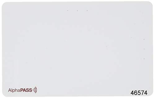 AlphaPass PVC Proximity Card for Access Control. Replaces HID 1386 ISOProx II Card. Standard 26 bit H10301 Format. (100 Pack, Default Programming)