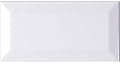 3x6 White Beveled Glossy Ceramic Genuine Subway Tile Made in USA (Full Box 80)