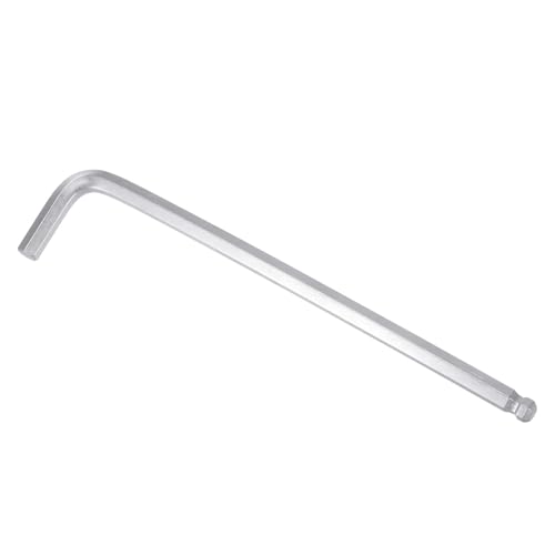 TOP-VIGOR 1Pcs 5/16" Ball End Hex Key Wrench, L Shaped Long Arm Allen Key for Household DIY Professional Machine Repairing, CR-V