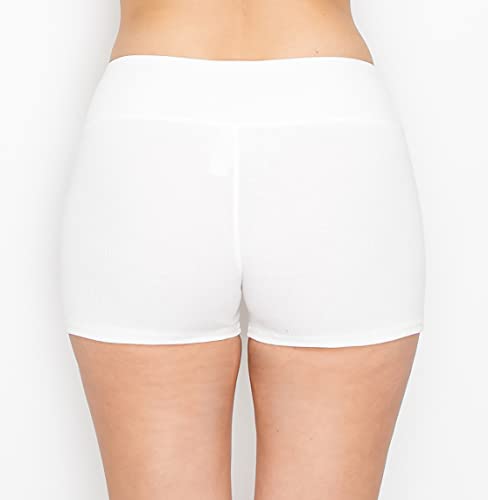 Image of ALWAYS Faux Leather Shorts - High Waist Active Stretch Yoga Short Pants for Women