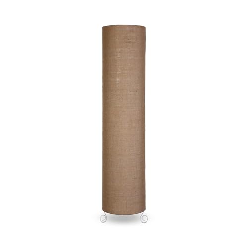 Image of Cotton Fabric Floor Lamp for Bedroom's Desk Lamp for LivingRoom, Bed Room, Office | Night Stand Dimmable Room Floor Lamp for Reading (Brown)