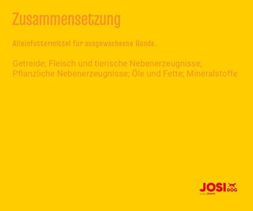 JosiDog Economy 10 kg | Adult | Premium Trockenfutter für ausgewachsene weniger aktive Hunde | mit viel tierischem Protein | Powered by JOSERA | Hundefutter | Alleinfutter | 1er Pack