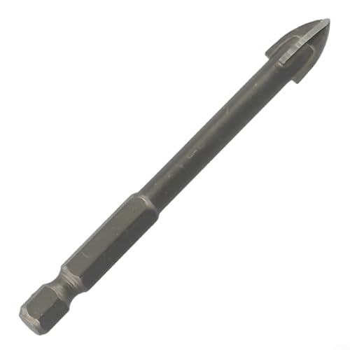 Cross Alloy Drill Bit 3-12mm Compatible with Compatible with for Ceramic Tile Glass Marble Mirror Thin Metal, Cemented Carbide YG6X, Oxynitrided Tip,(5mm)